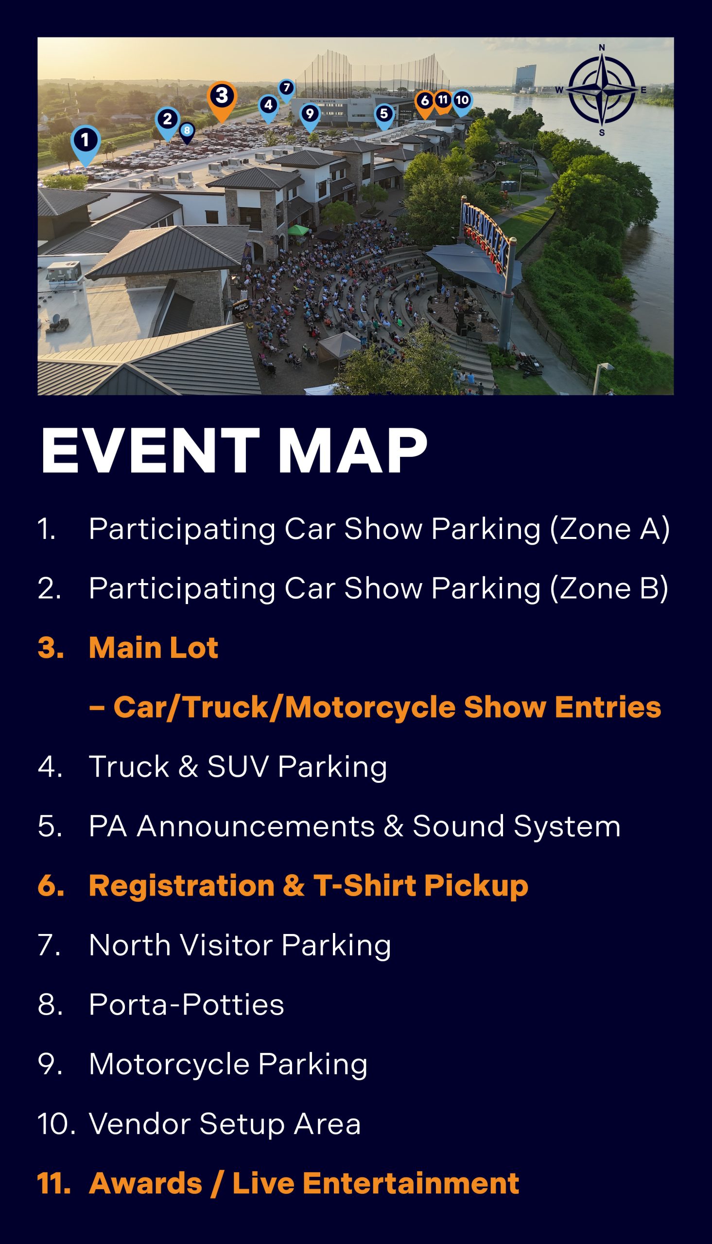 Jenks Car Show 2025 Map